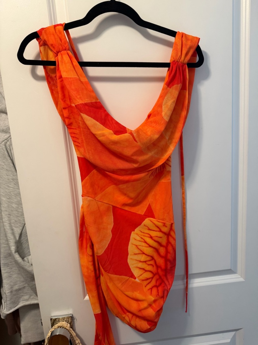 Peppermayo Good Fortune Mini Dress - Serene Orange - Picture 4 of 4